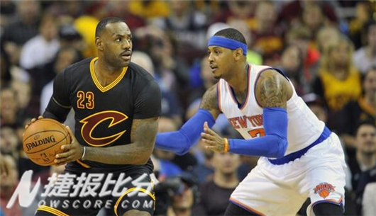 NBA尼克斯VS骑士初盘提示：骑士取胜有把握